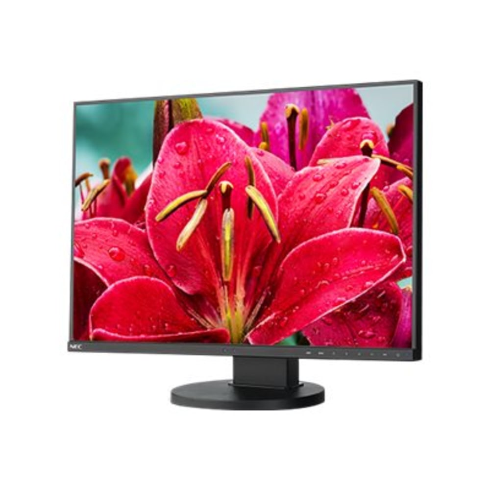 NEC MultiSync EA245WMI-BK - LED monitor - 24in - 1920 x 1200 WUXGA - AH-IPS - 300 cd/m2 - 1000:1 - 5 ms - HDMI, DVI-D, VGA, DisplayPort - speakers - black