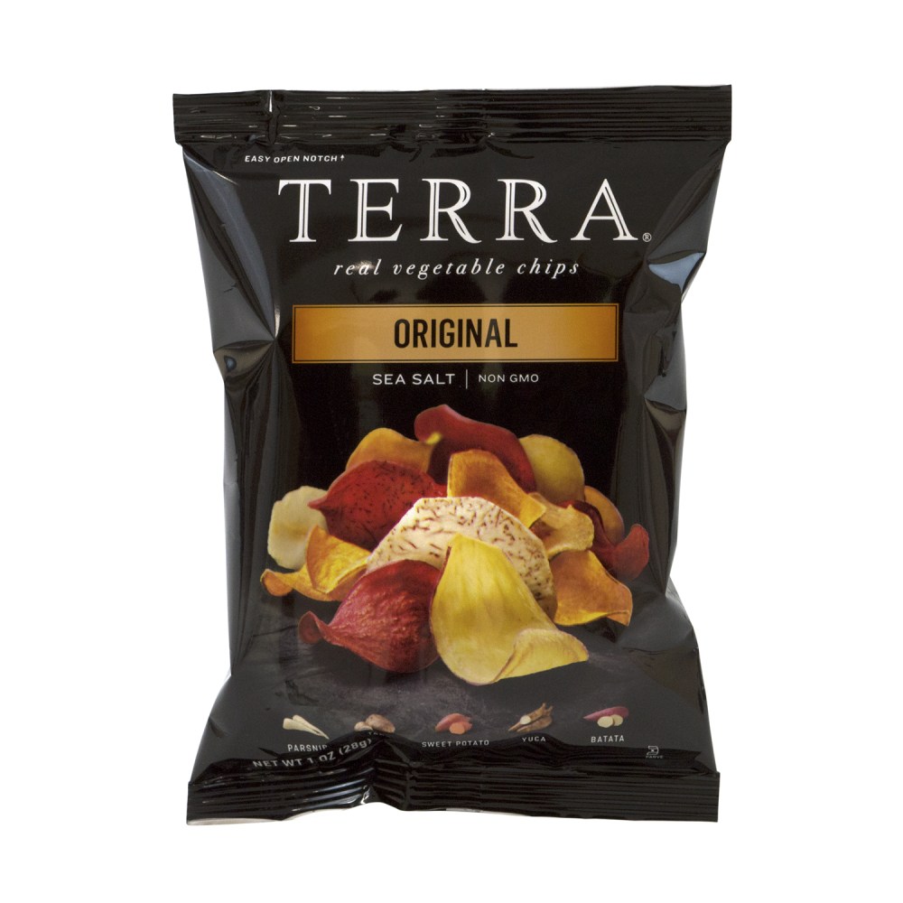 Terra Real Vegetable Chips, Original, 1 Oz, Pack Of 24