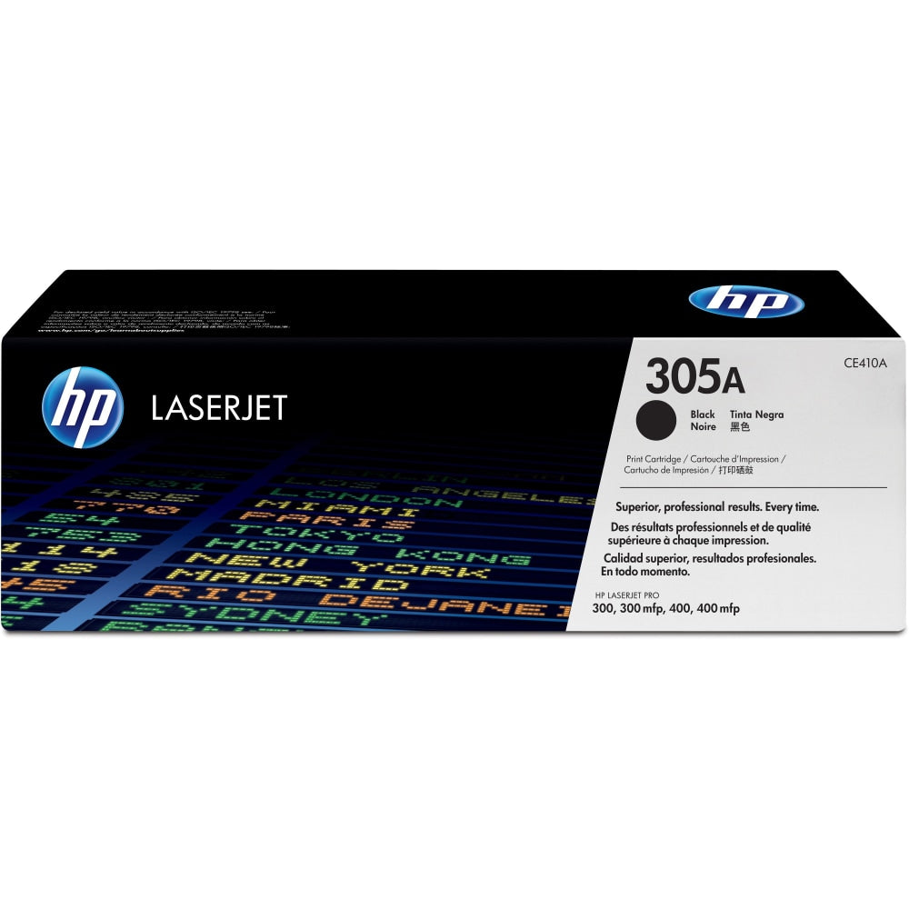 HP 305A Black Toner Cartridge, CE410AG