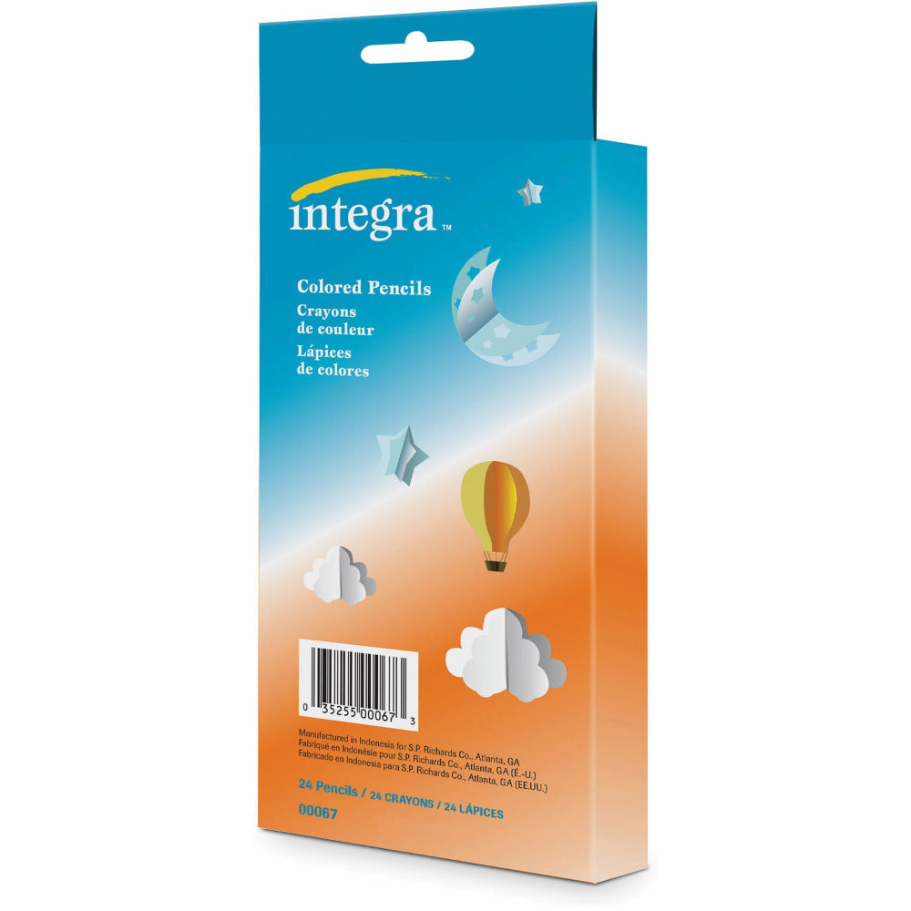 Integra Colored Pencils, Assorted, Pack Of 24