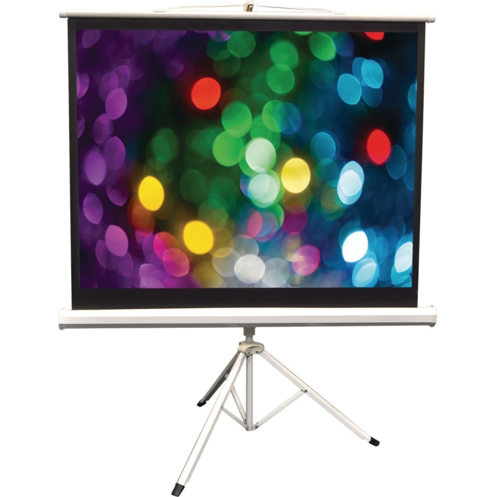 Pyle 50in Manual Projection Screen - 4:3 - Matte White - 29.5in x 39.5in - Floor Mount