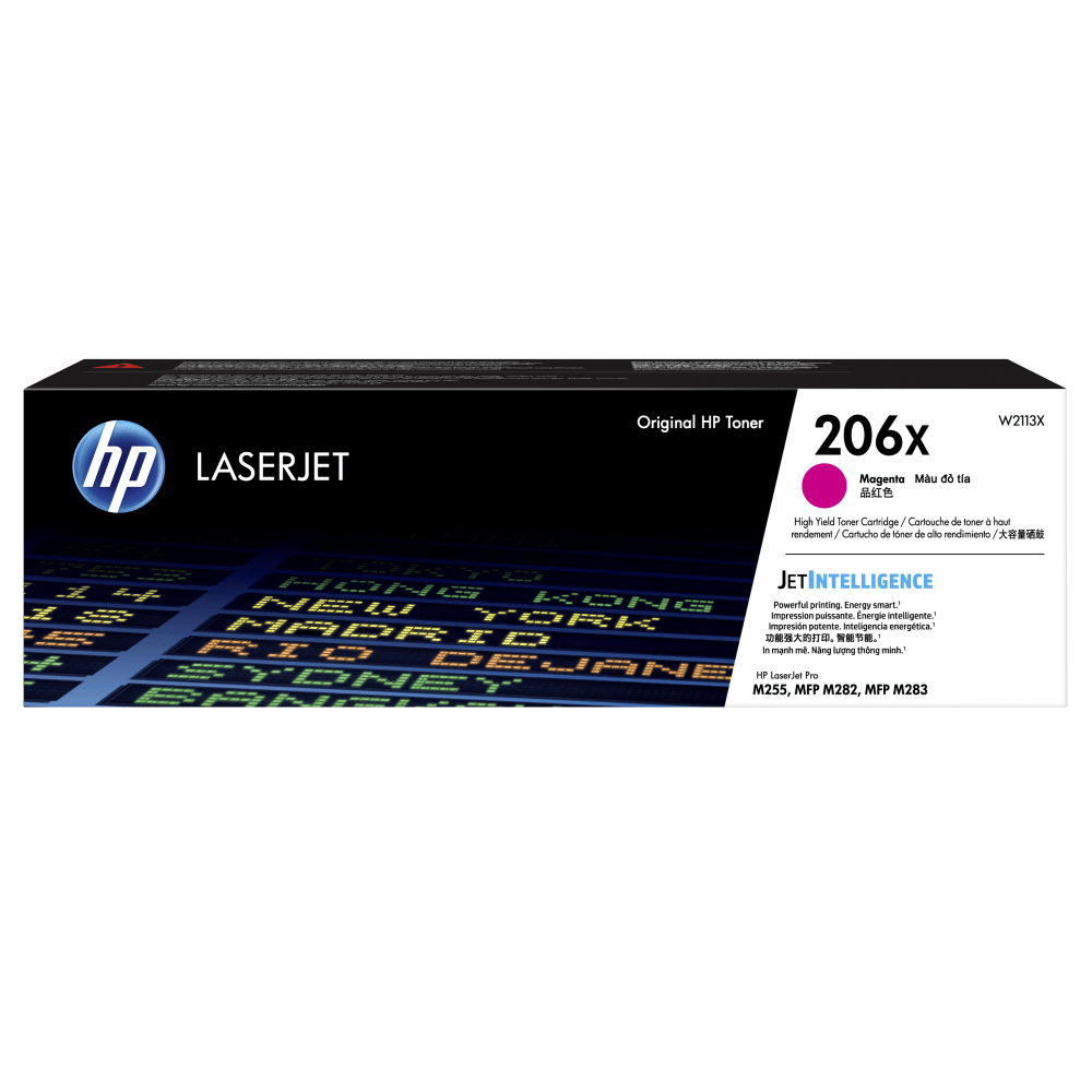 HP 206X Magenta High Yield Toner Cartridge, W2113X