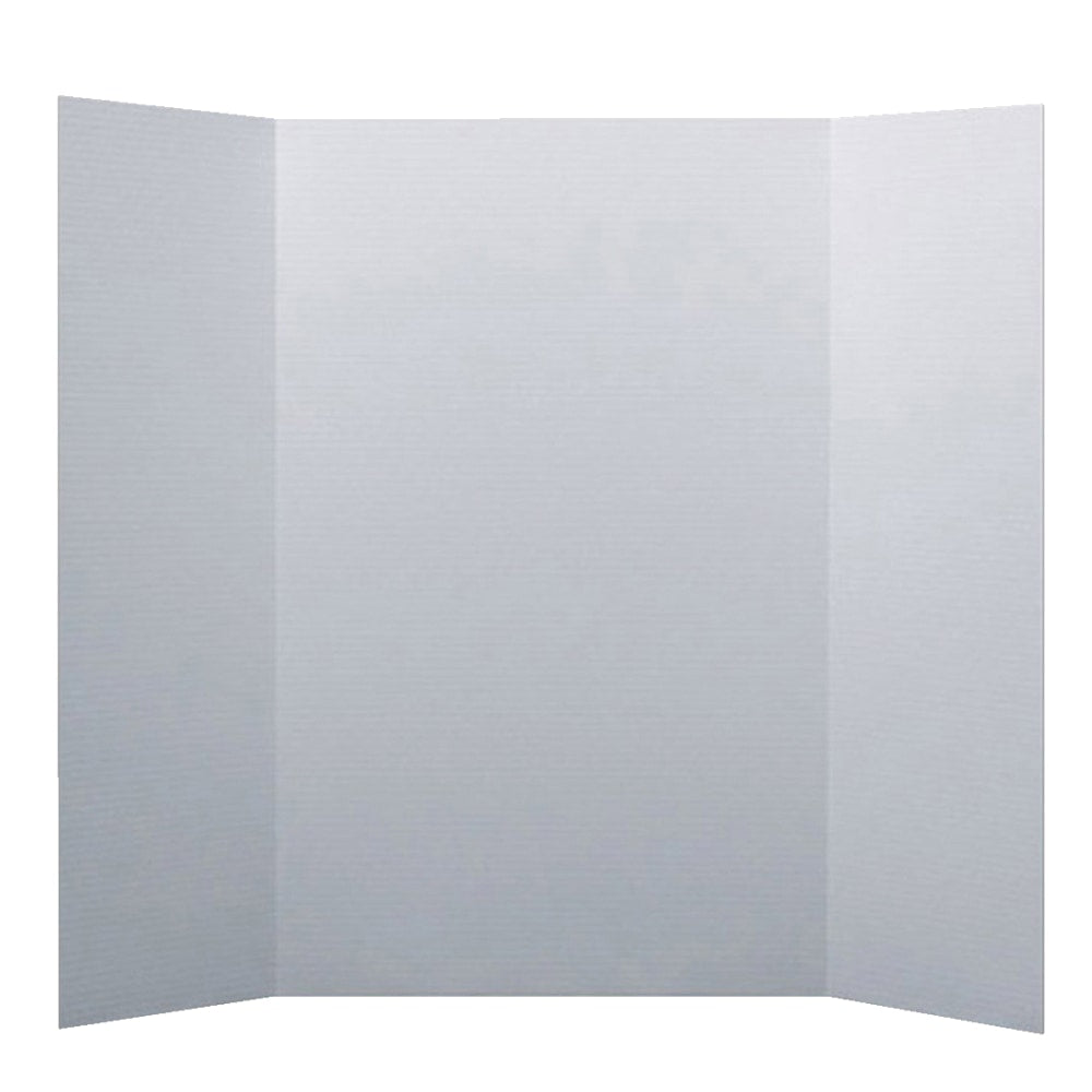 Flipside Corrugated Project Boards, 48in x 36in, White, Pack Of 24