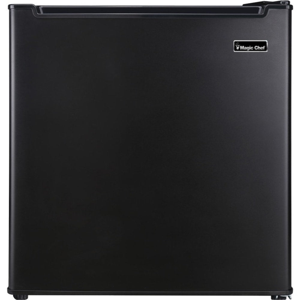 Magic Chef 1.7 cu. ft. Mini Refrigerator - 1.70 ft³ - Manual Defrost - Reversible - 208 kWh per Year - Black, White