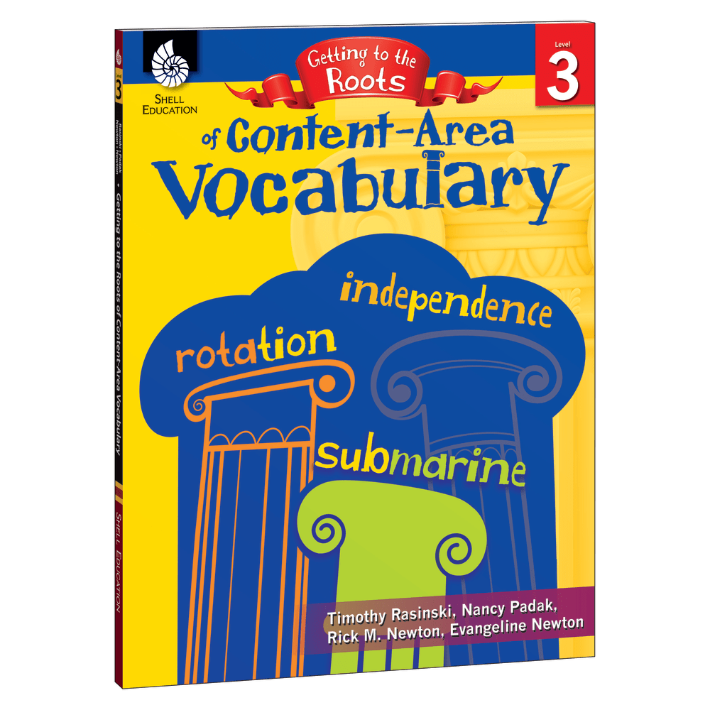 Shell Education Getting To The Roots Of Content-Area Vocabulary, Grade 3