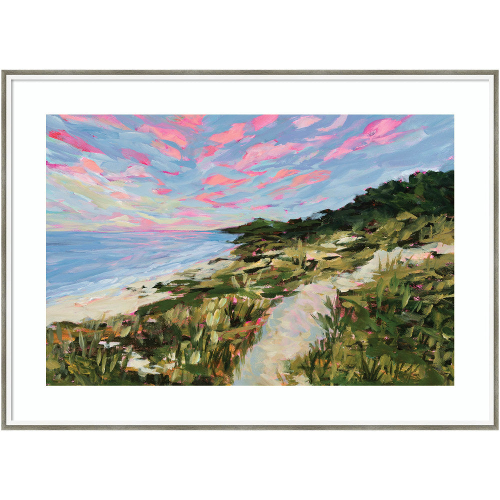 Amanti Art Traverse City by Emily Kenney Wood Framed Wall Art Print, 41inW x 30inH, White