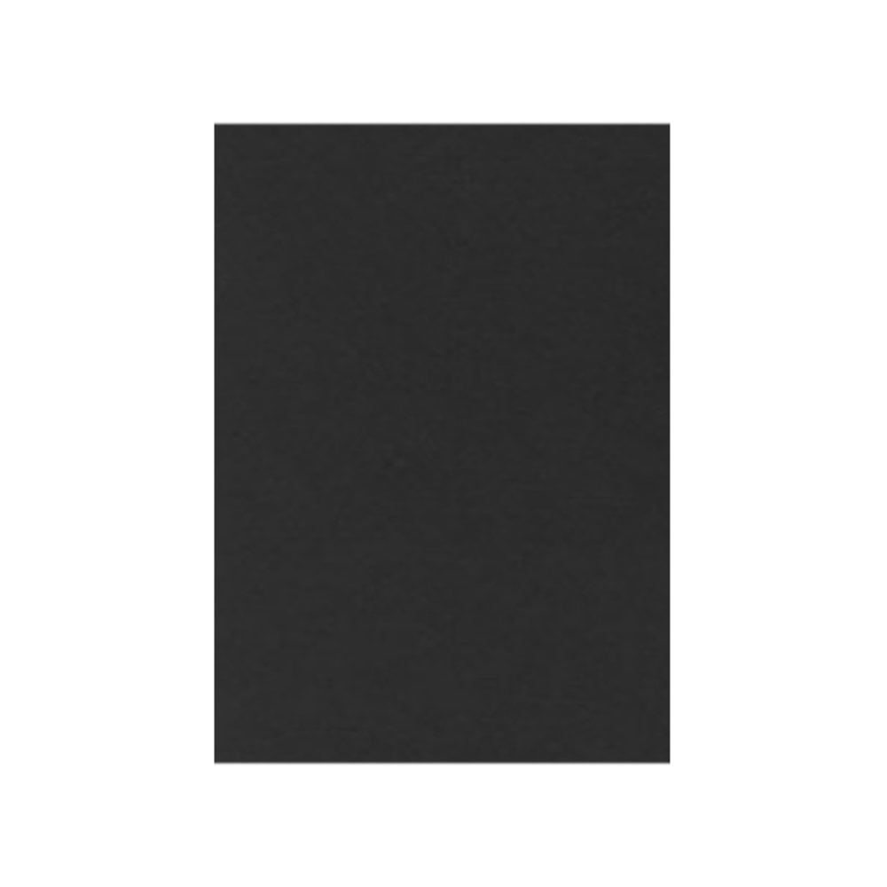 LUX Flat Cards, A2, 4 1/4in x 5 1/2in, Midnight Black, Pack Of 50