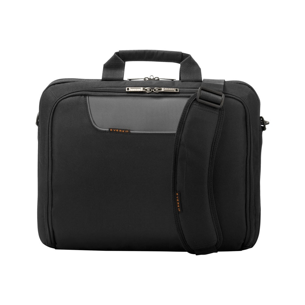 Everki Advance Compact Laptop Briefcase - Notebook carrying case - 15.4in - charcoal