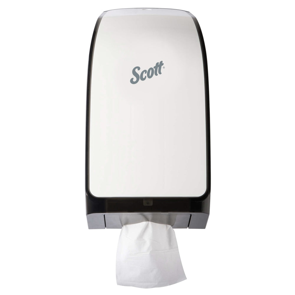 Scott Hygienic Bathroom Tissue Dispenser, White, 1 Dispenser