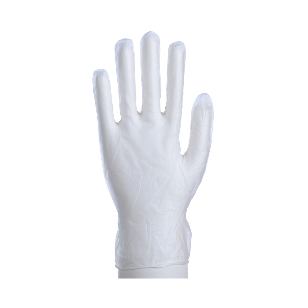 Daxwell Disposable Vinyl Gloves, Medium, Clear, 100 Gloves Per Box