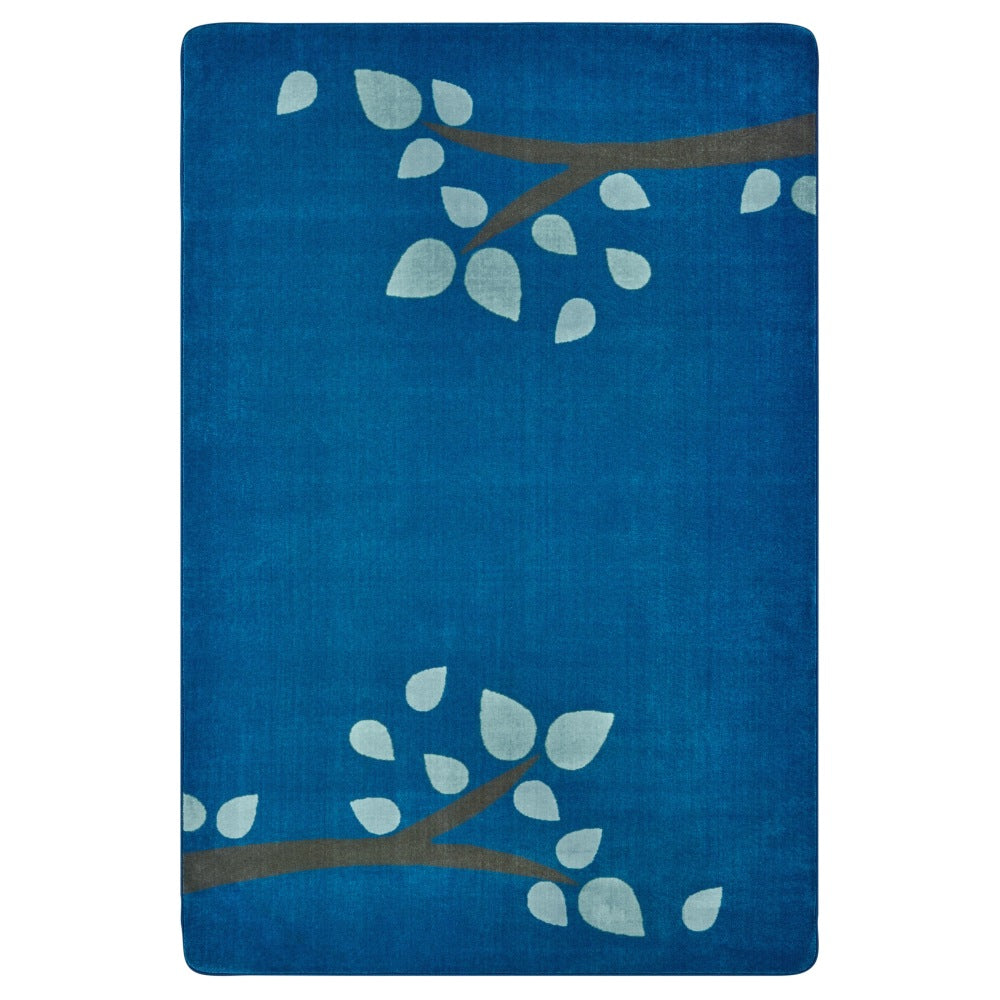 Carpets for Kids KIDSoft Branching Out Decorative Rug, 4" x 6ft, Blue