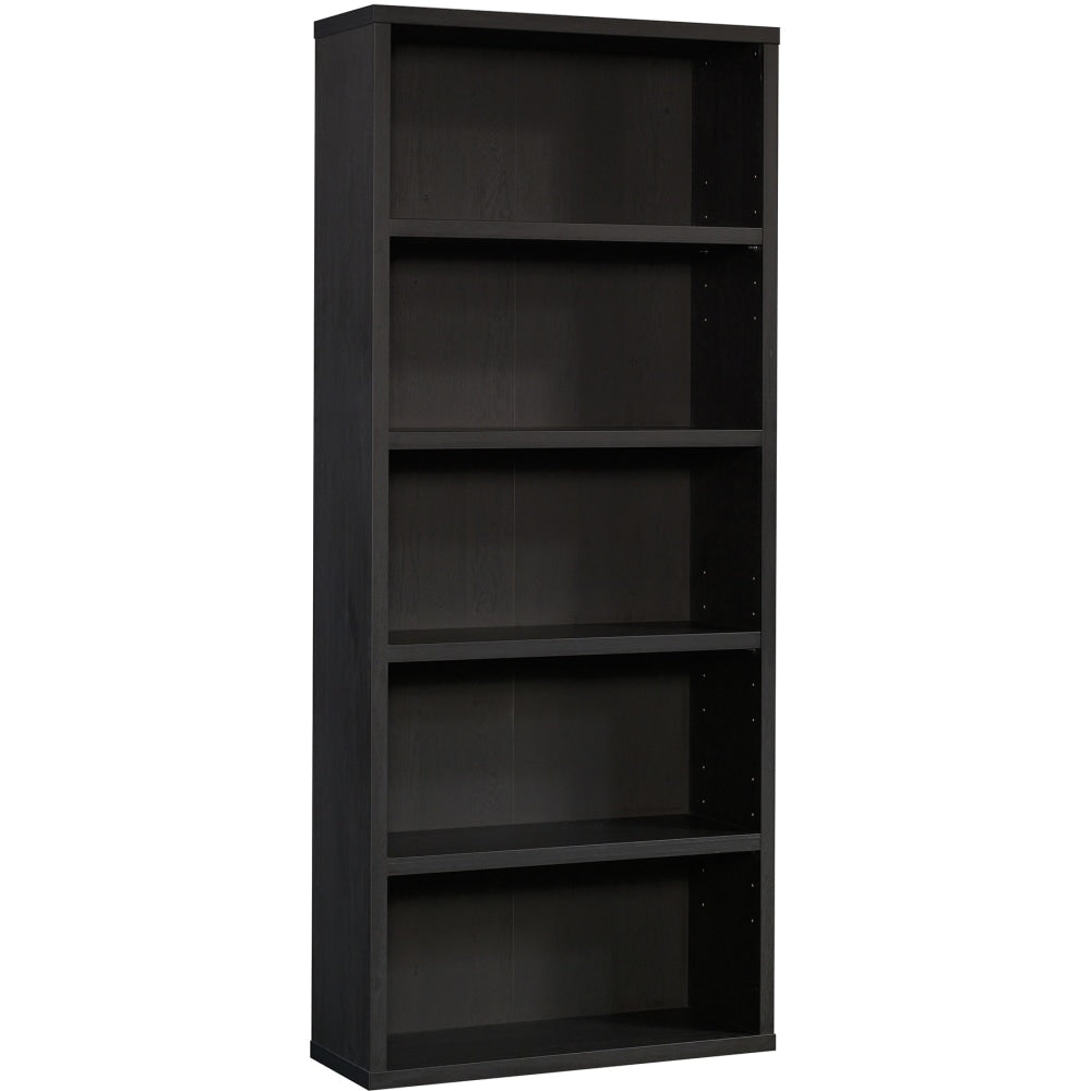 Sauder Select 73inH 5-Shelf Bookcase, Raven Oak