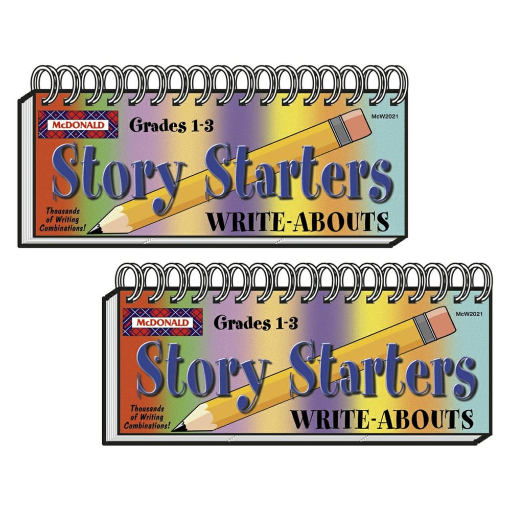 McDonald Publishing Write-Abouts Story Starters, Grades 1-3, Pack Of 2 Starters