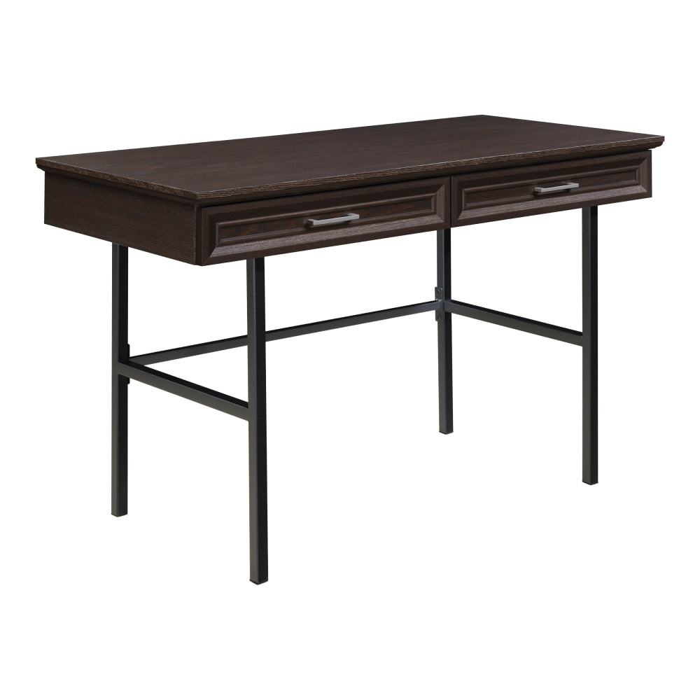 Office Star Jefferson 47inW Writing Desk With Lockdowel Fastening System, Espresso