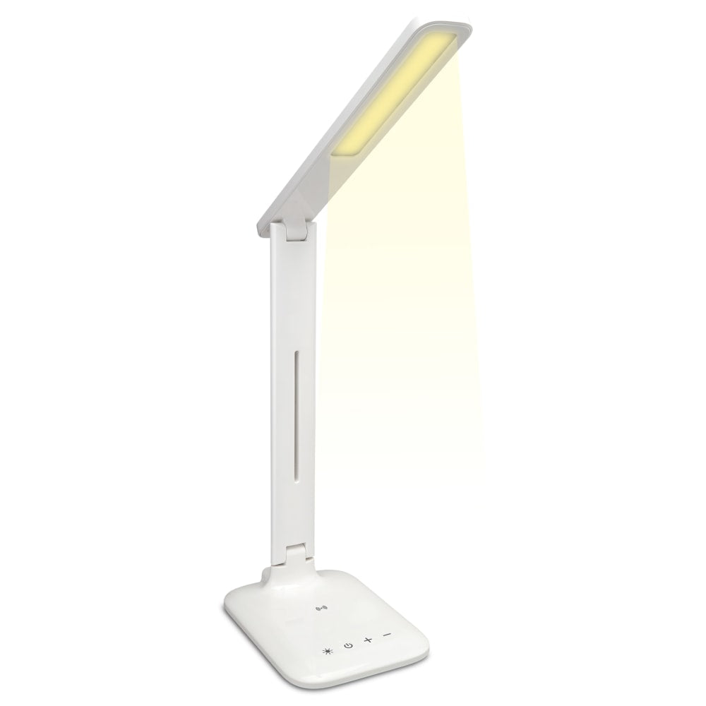 iLive LED Desk Lamp With Wireless Charging, 13inH, White