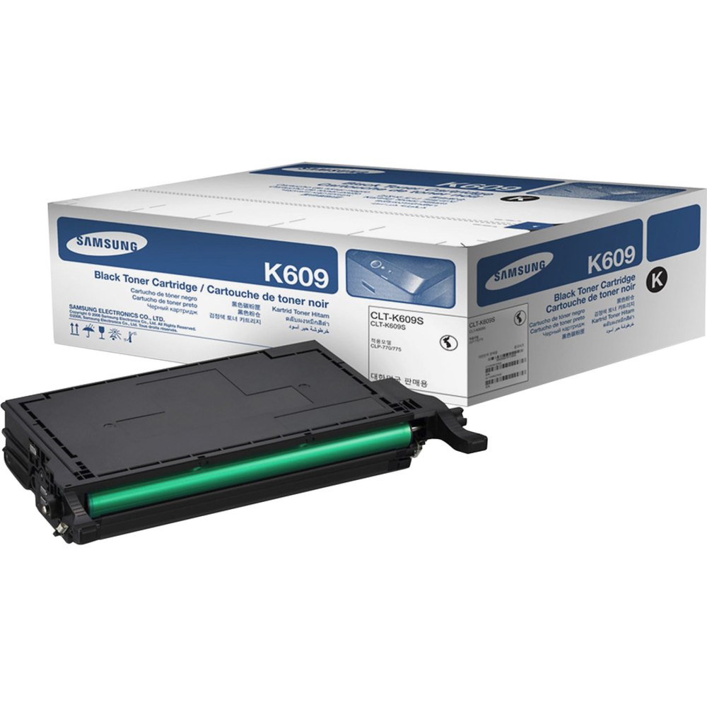 HP CLT-K609S (SU220A) Laser Toner Cartridge - Black - 1 Each - 7000 Pages