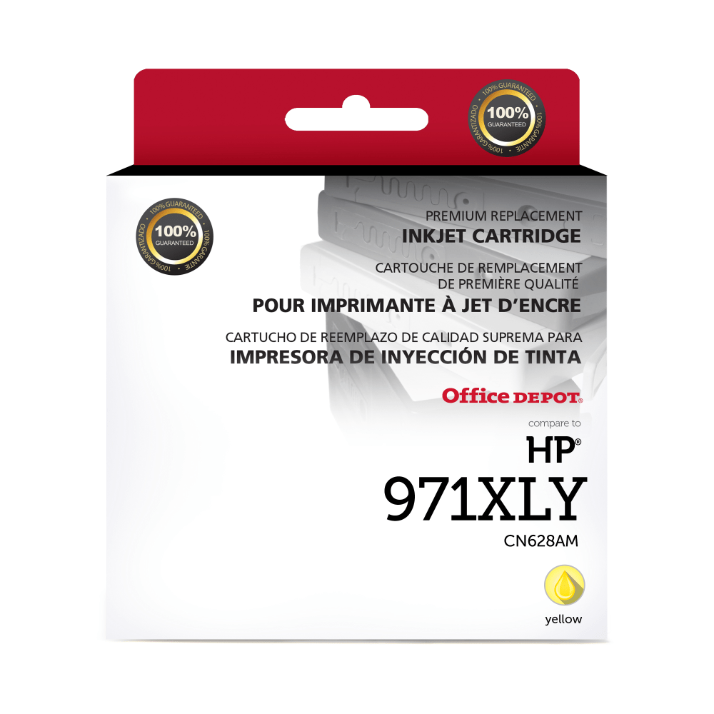 Clover Imaging Group Remanufactured Yellow High-Yield Ink Cartridge Replacement For HP 971XL, 118102