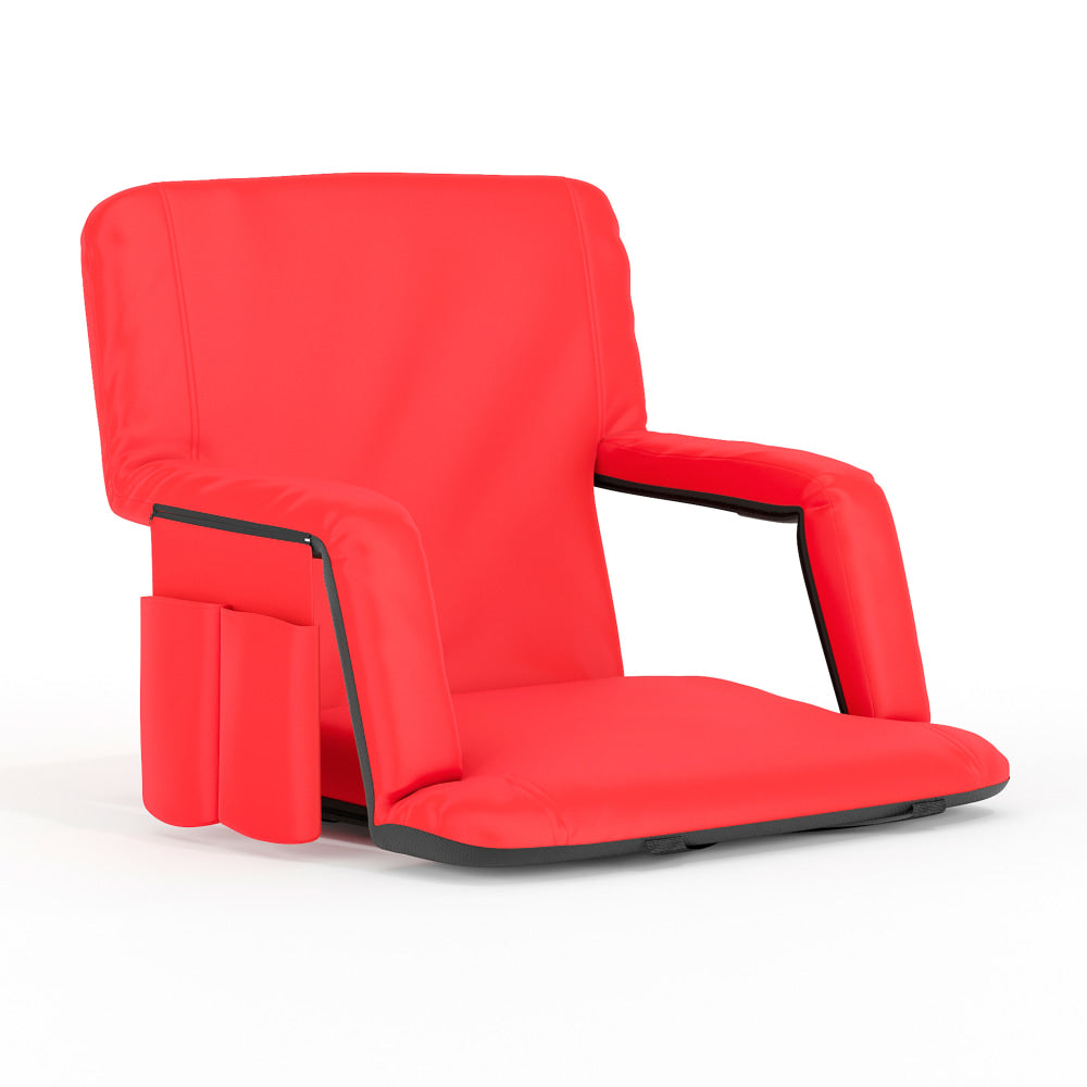 Flash Furniture Reclining Stadium Chair, Red