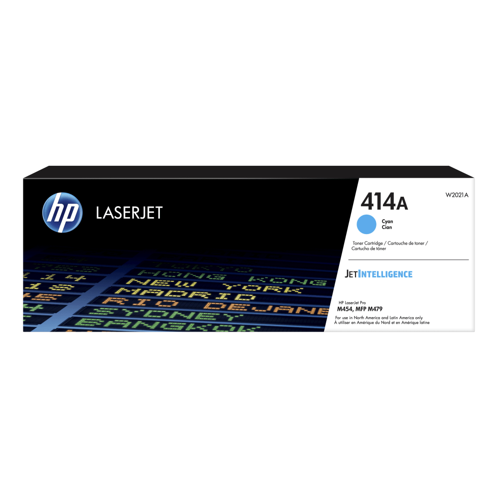 HP 414A Cyan Toner Cartridge, W2021A