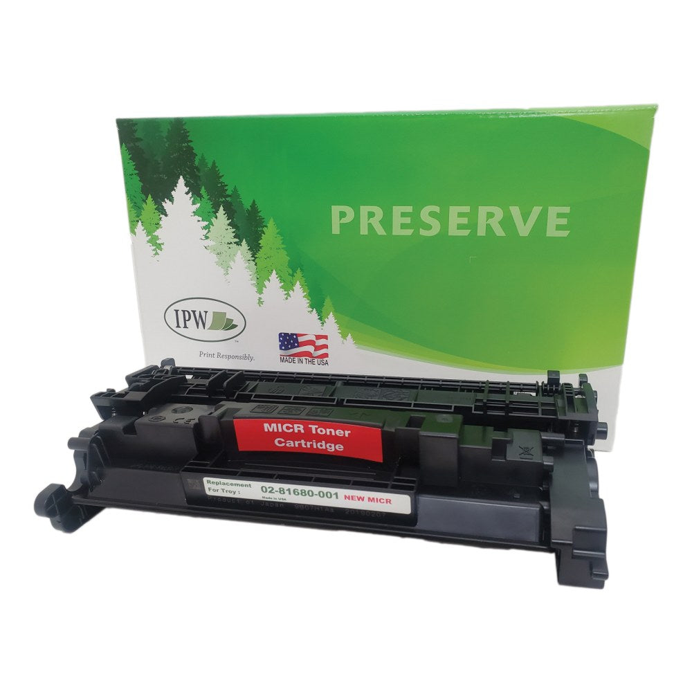 IPW Preserve Remanufactured Black Toner Cartridge Replacement For Troy 02-81680-001, 725-89A-ODP