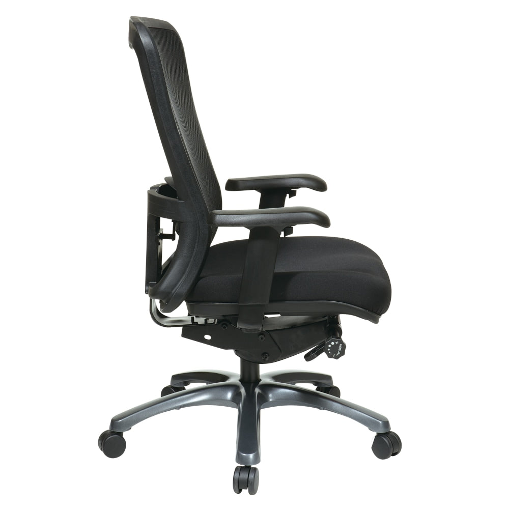 Office Star ProGrid High-Back Managers Chair, Black/Titanium