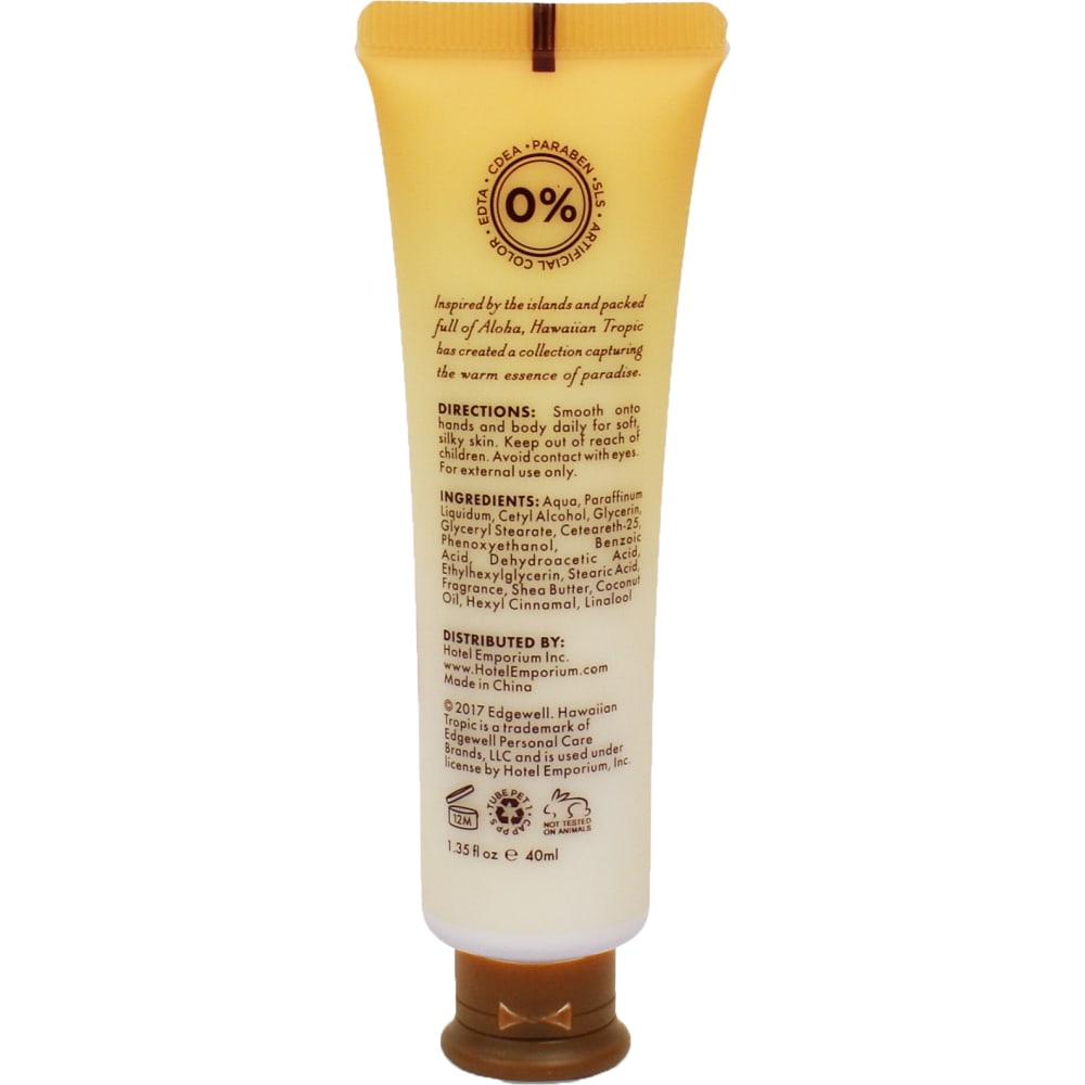 Hotel Emporium Hawaiian Tropic Body Lotion, 1.35 Oz, Silky Coconut, Case Of 144 Tubes