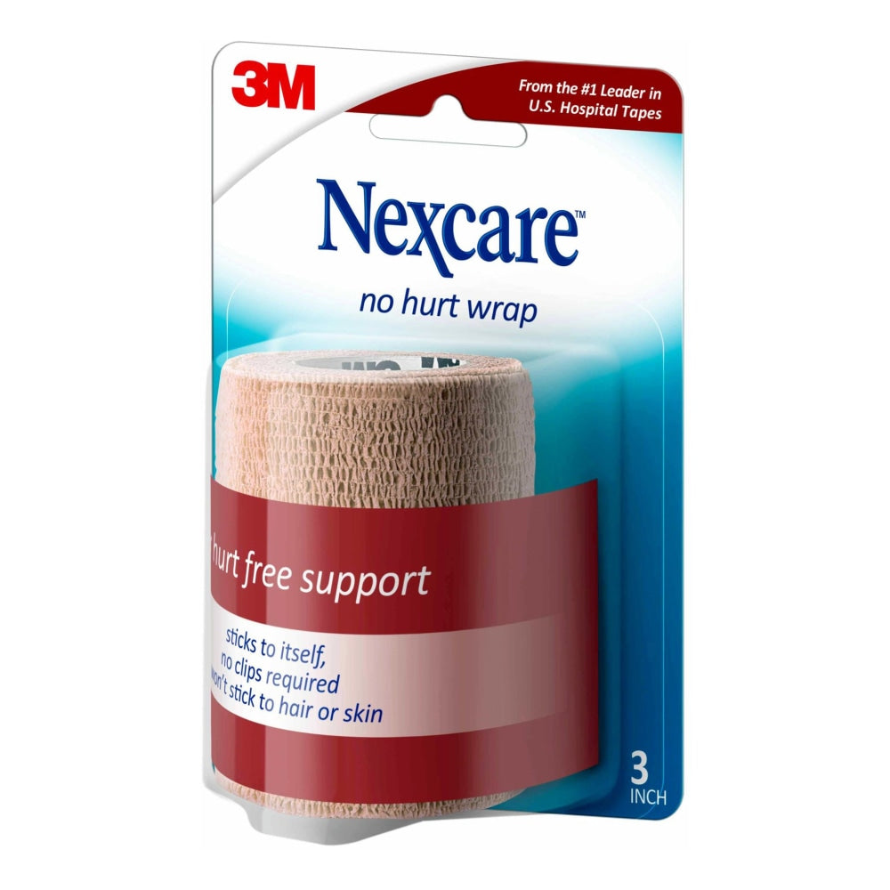 3M Nexcare Coban Self-Adherent Bandages, 3inx 5 Yd. Stretched, Tan