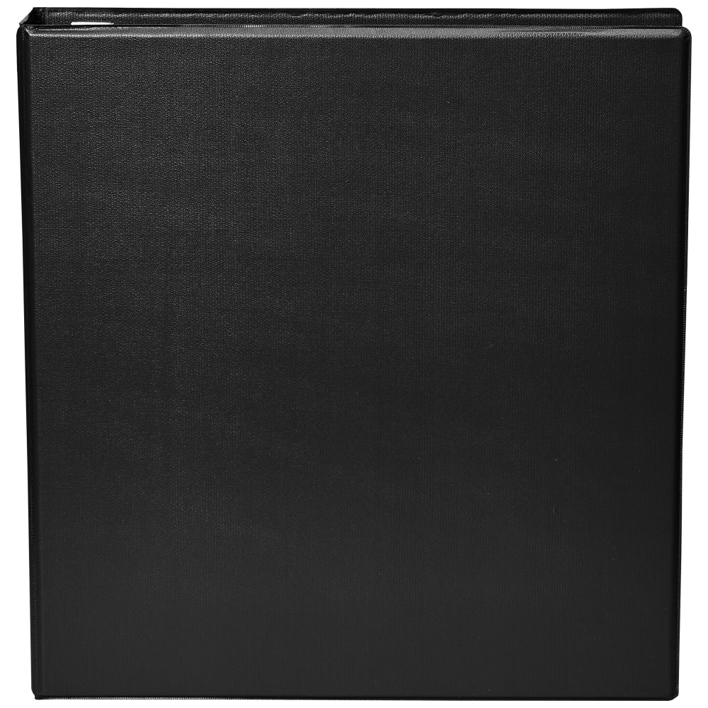 Office Depot Heavy-Duty Easy-Open 3-Ring Binder, 1 1/2in D-Rings, 49% Recycled, Black