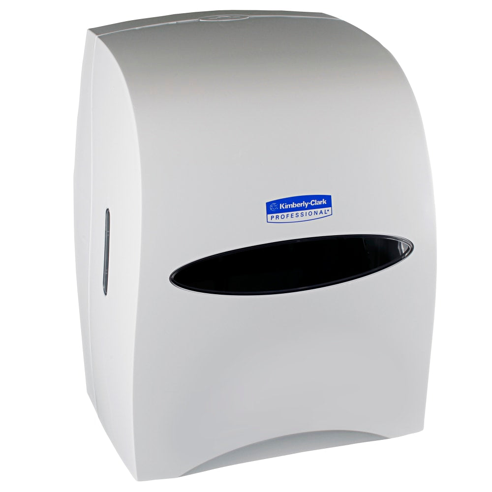 Kimberly-Clark Sanitouch Wall-Mount Hard Roll Towel Dispenser, 16 1/8in x 12 5/8in x 10 1/4in, White