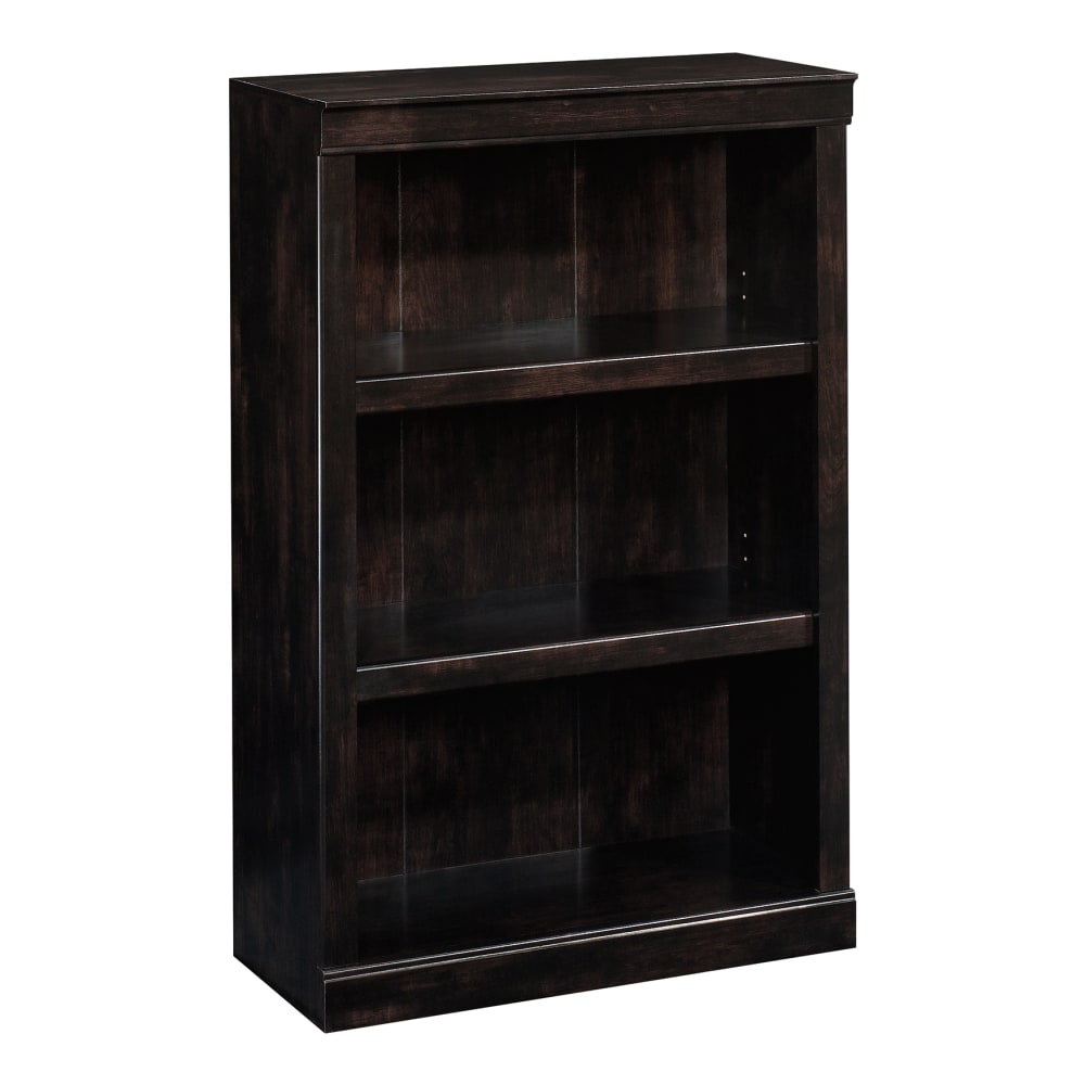 Realspace 45inH 3-Shelf Bookcase, Peppered Black