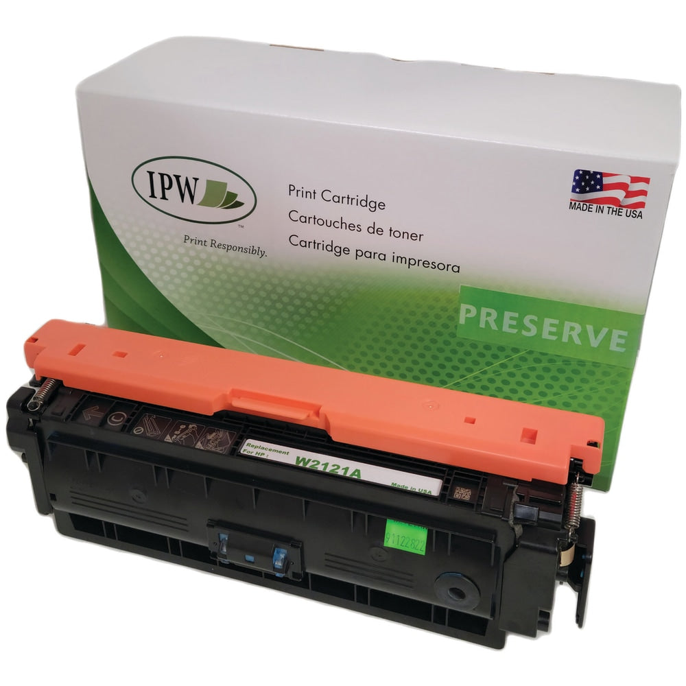 IPW Preserve Remanufactured Cyan Toner Cartridge Replacement For HP W2121A, W2121AN-ODP