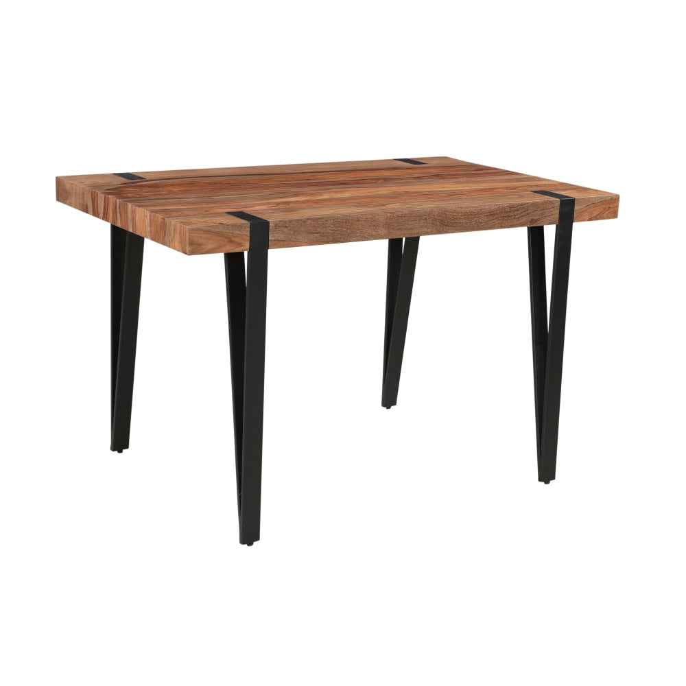 Coast to Coast Dining Table, Macon, 30inH x 48inW x 30inD, Brownstone Nut Brown