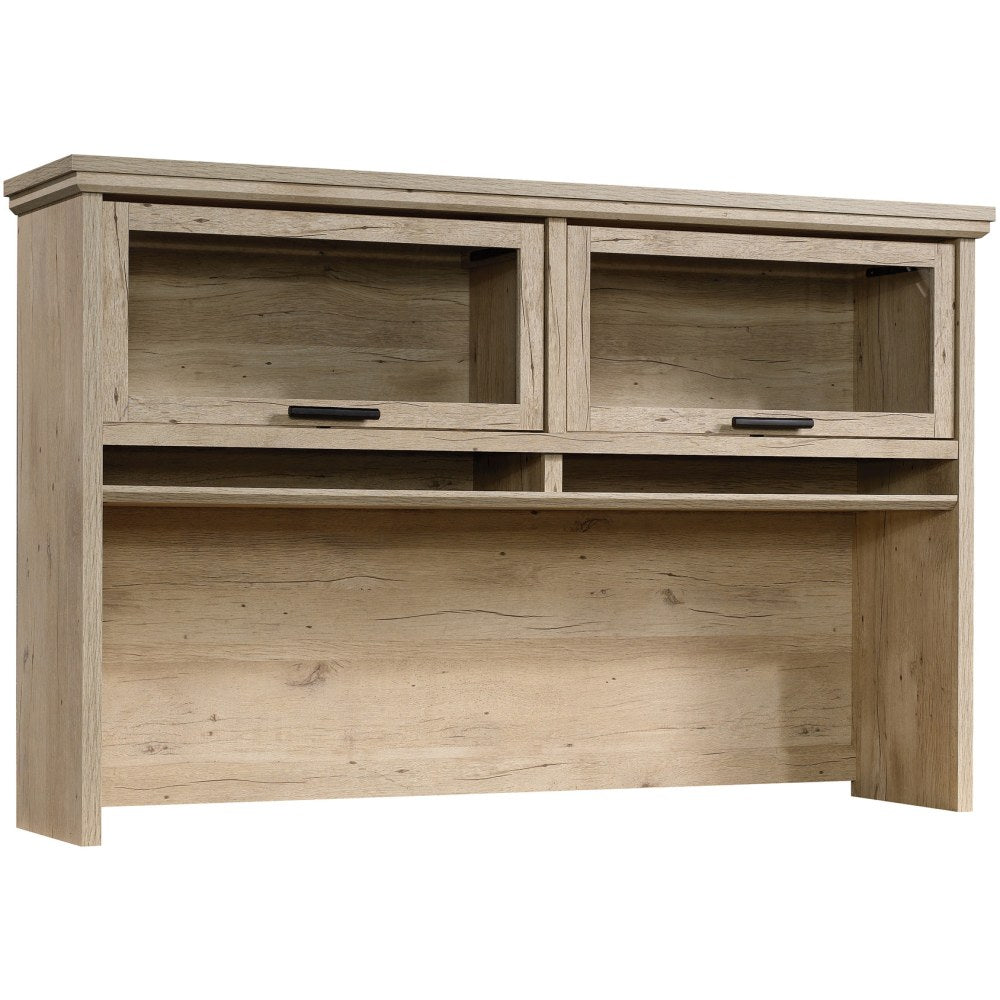 Sauder Aspen Post 65inW Hutch, Prime Oak