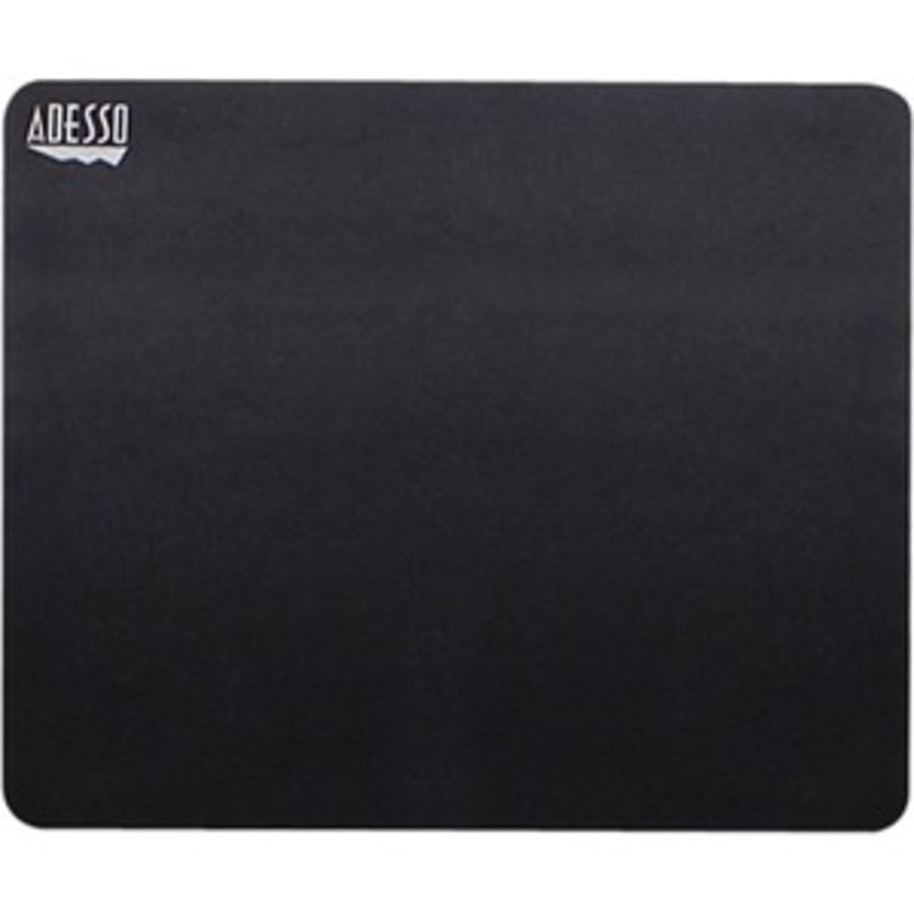 Adesso TRUFORM P100 - Mouse Pad - 8in x 8in Dimension - Black - Rubber Base, Fiber - Scratch Resistant, Anti-slip