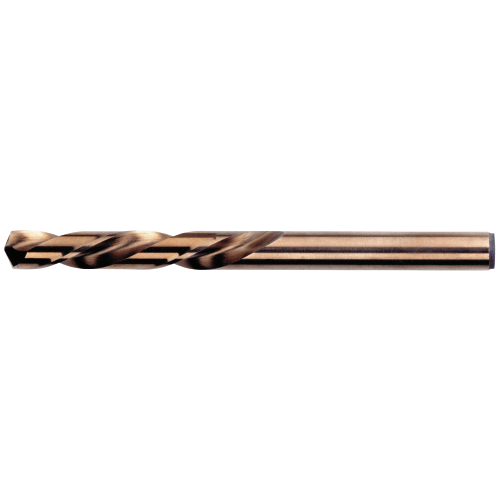 IRWIN Left-Hand Mechanics Length Cobalt High Speed Steel Drill Bit, 1/4in