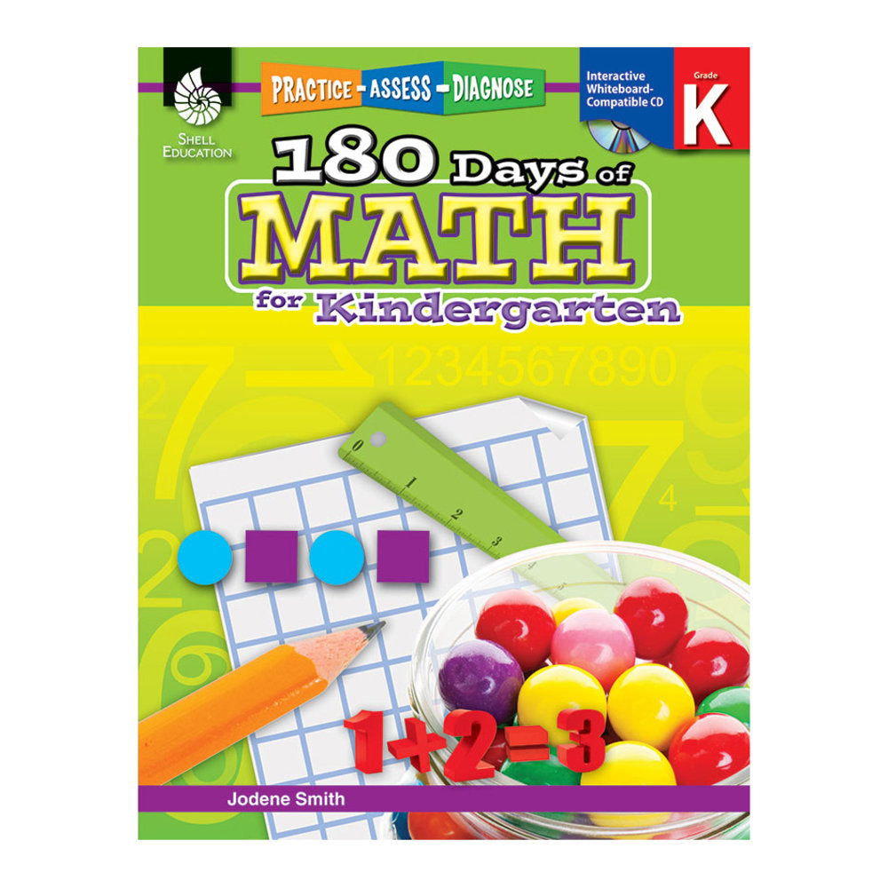 Shell Education 180 Days of Math Practice, Grade K