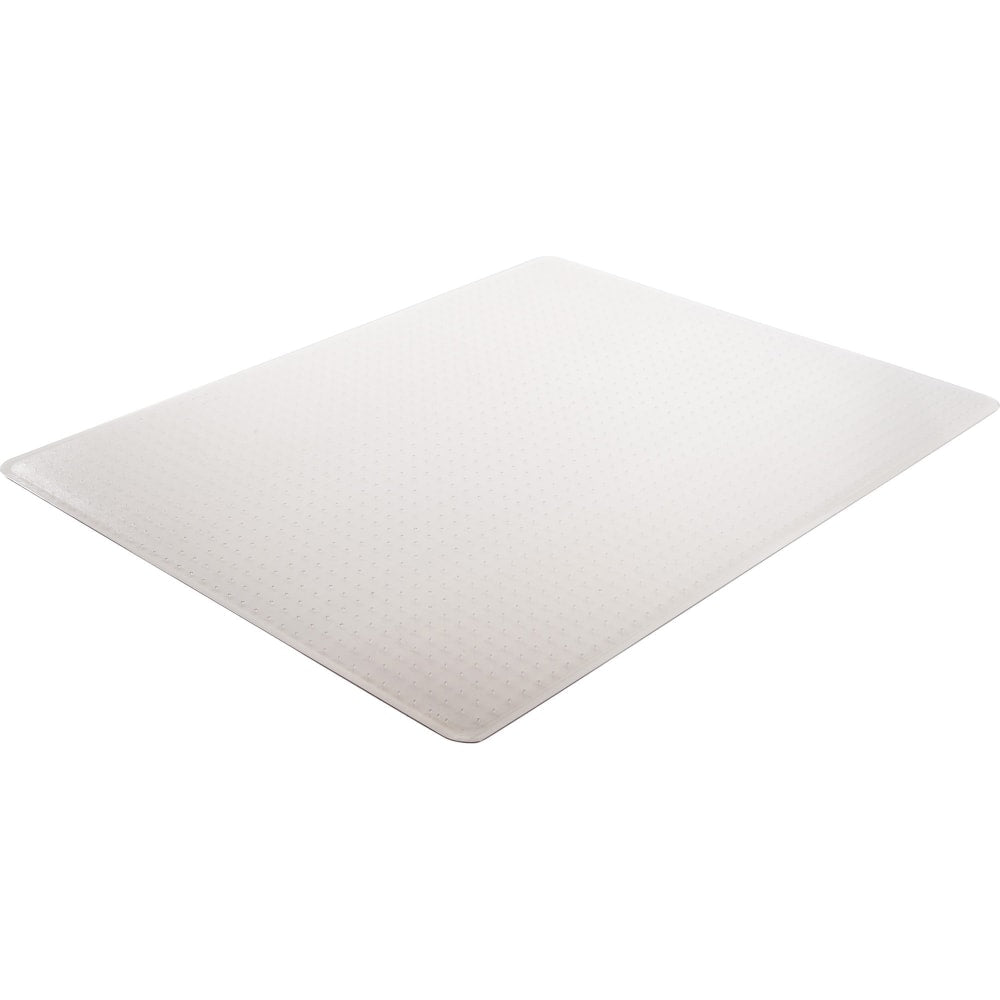 Deflecto Execumat Heavy-Duty Vinyl Chair Mat For High-Pile Carpets, 60in x 60in, Clear