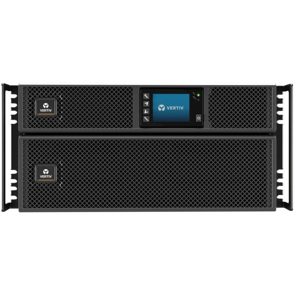 Vertiv Liebert GXT5 UPS - 10kVA/10kW 208V | Online Rack Tower Energy Star - Double Conversion | 5U | Built-in RDU101 Card | Color/Graphic LCD | 3-Year Warranty