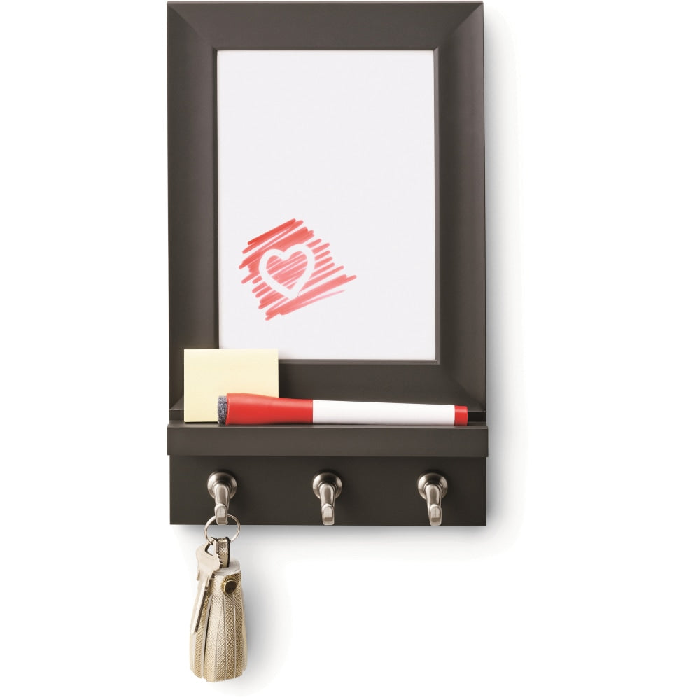 Command Dry-Erase Message Center - 11.2in Height x 6.8in Width x 1.5in Depth - Slate - 1 Each