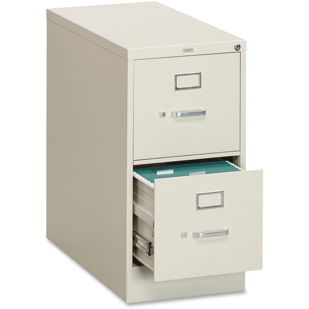 HON 310 26-1/2inD Vertical 2-Drawer Letter-Size File Cabinet, Putty