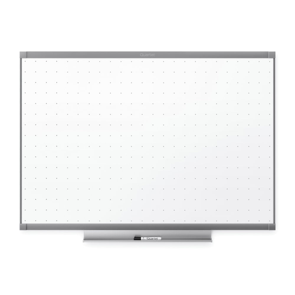 Quartet Prestige 2 Total Erase Melamine Dry-Erase Whiteboard, 72in x 48in, Aluminum Frame With Graphite Finish