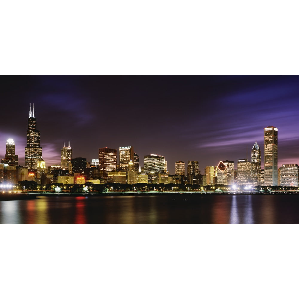 Biggies Wall Mural, 27in x 54in, Chicago Skyline