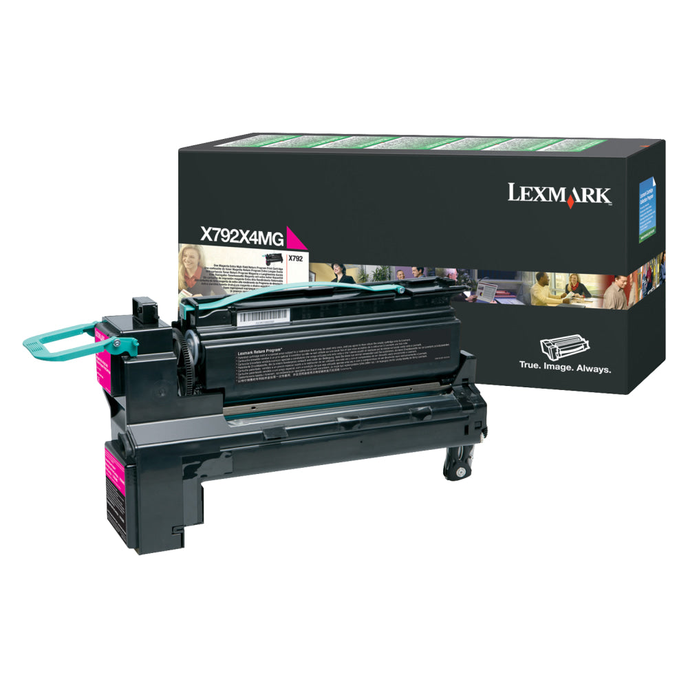 Lexmark X792X4MG Magenta Extra-High Yield Return Program Toner Cartridge