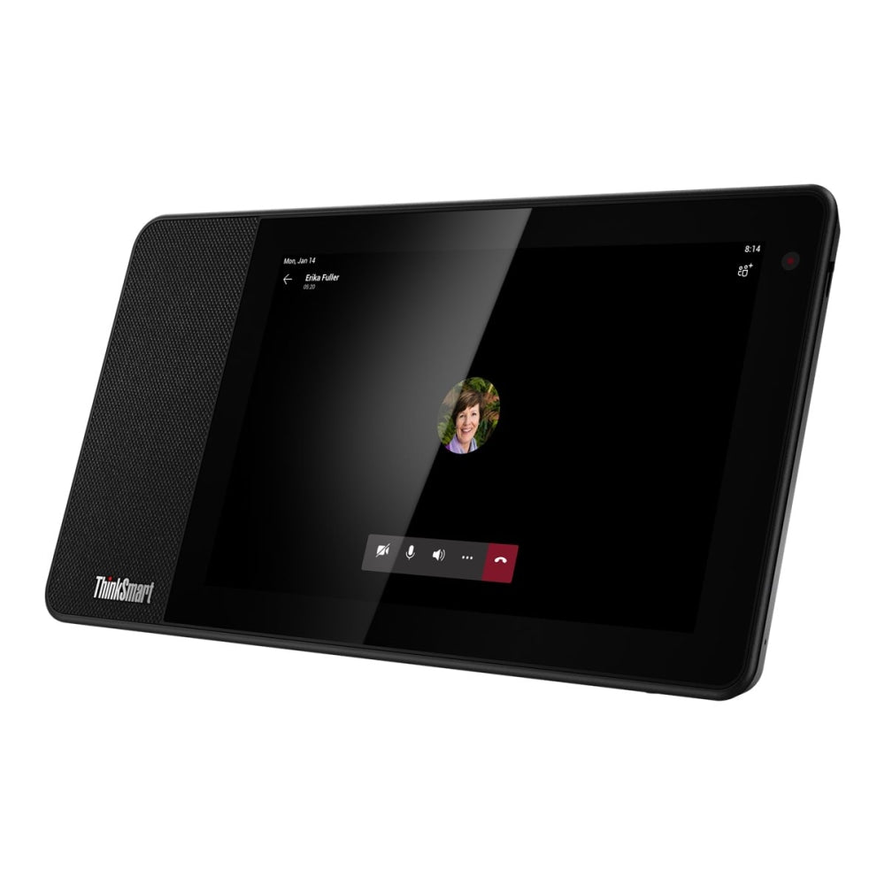 Lenovo ThinkSmart View - Smart display - LCD 8in - wireless - Wi-Fi, Bluetooth - 10 Watt - business black