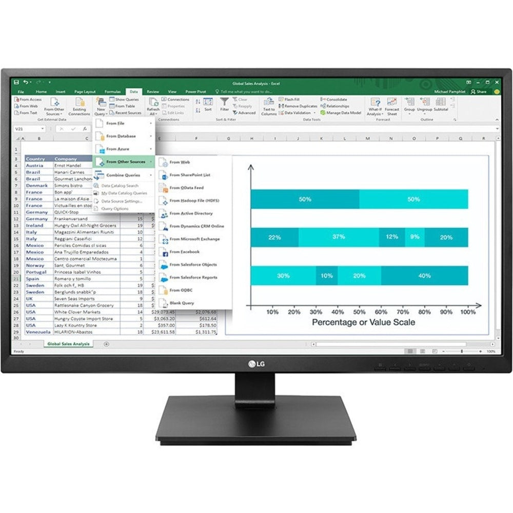 LG 27in Widescreen HD LCD Monitor