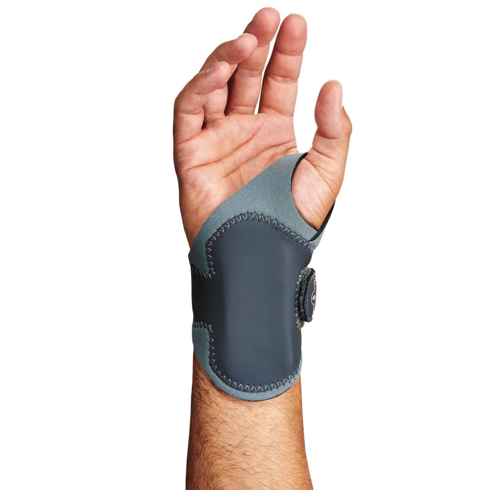 Ergodyne ProFlex Support, 4020 Right Wrist, X-Small/Small, Gray