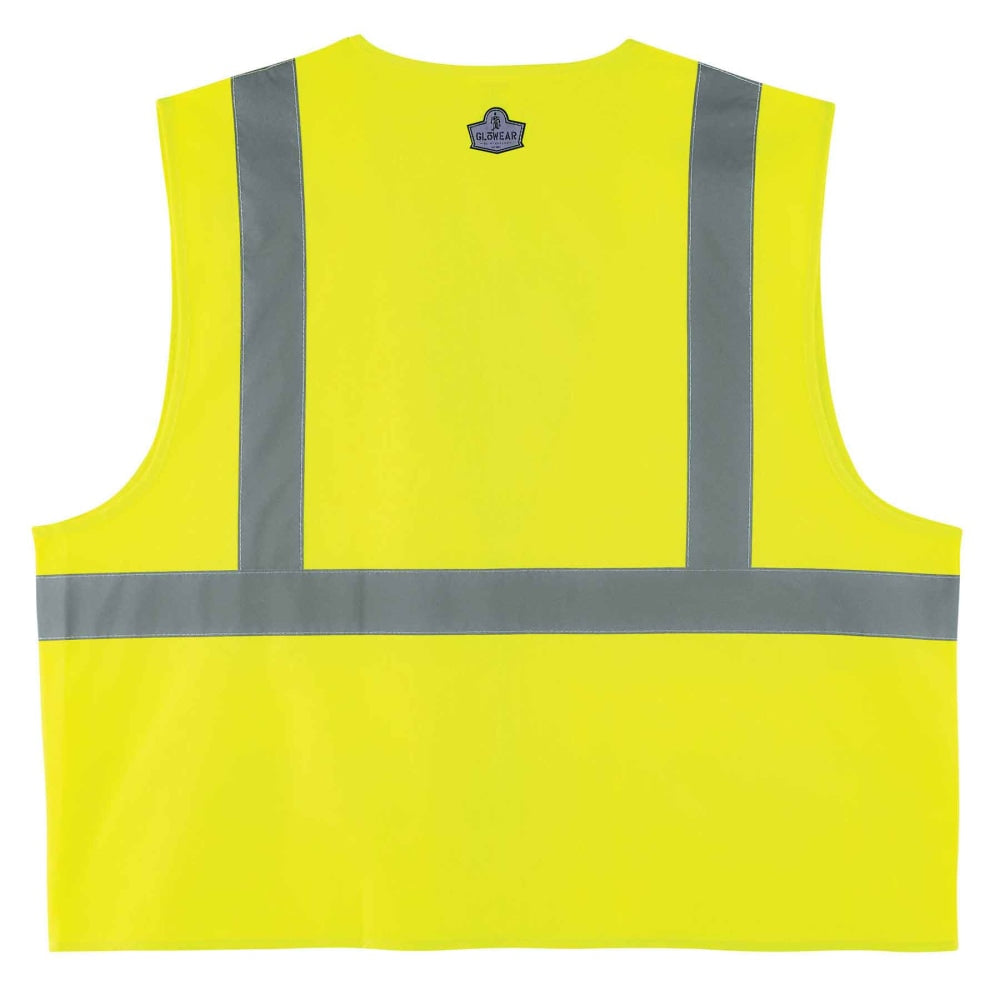 Ergodyne GloWear Safety Vest, Standard Solid, Type-R Class 2, Small/Medium, Lime, 8225Z