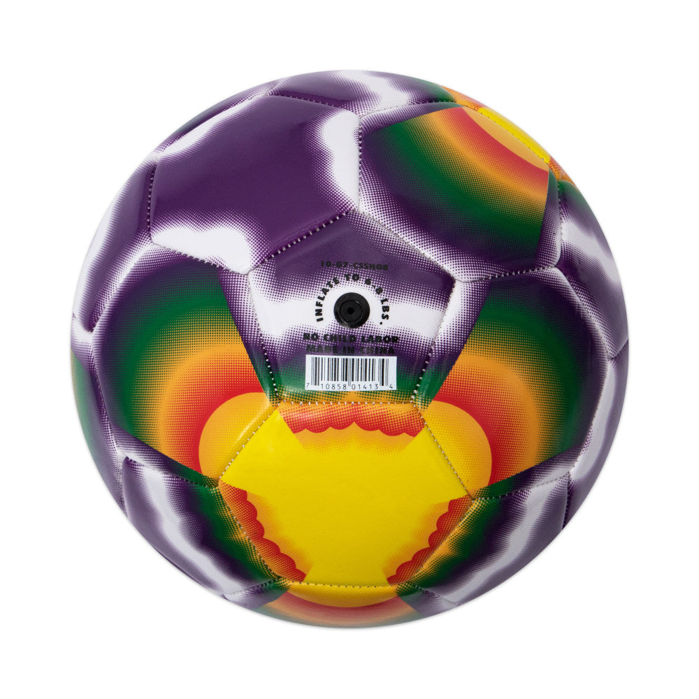 Champion Sports Extreme Tiedye Soccer Ball, Size 5, Multicolor