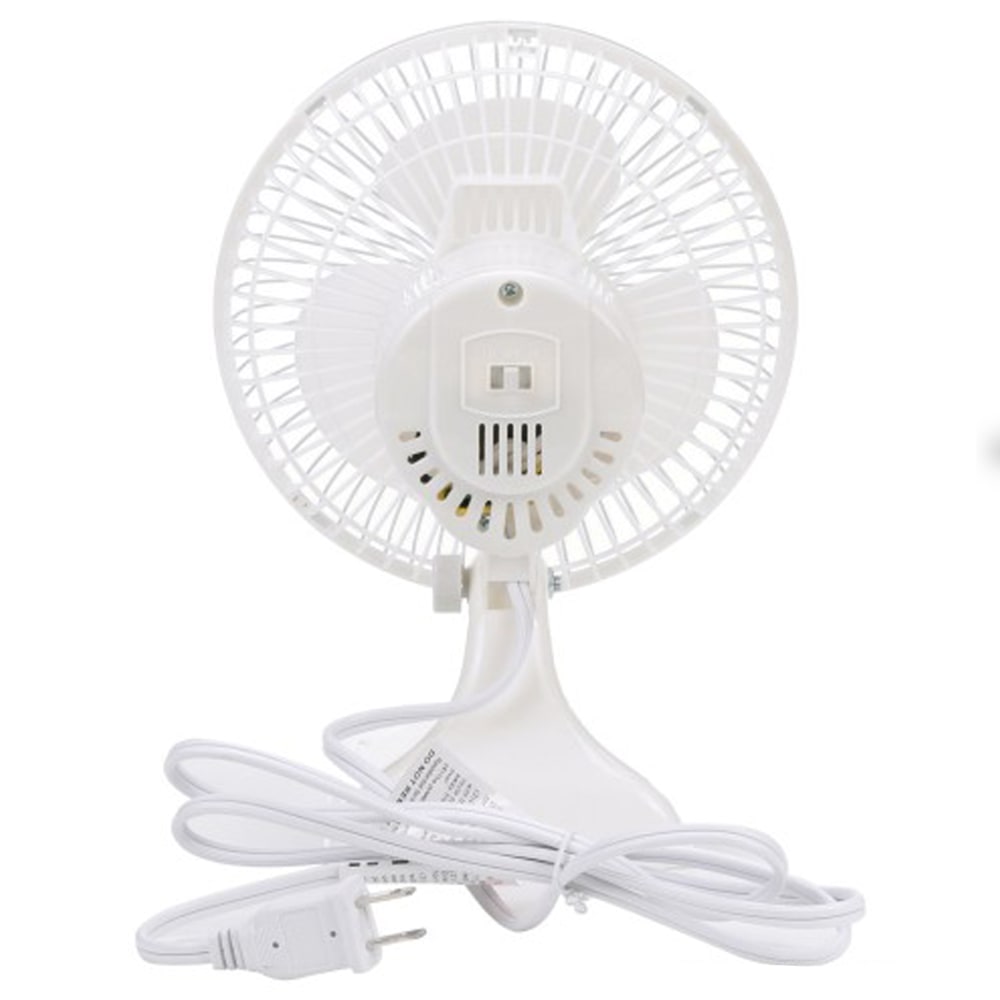 Optimus Personal Table Fan, 9inH x 6inW x 6inD, White