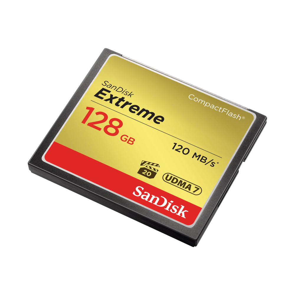 SanDisk Extreme - Flash memory card - 128 GB - CompactFlash